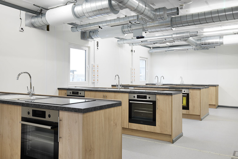 Cooking Classroom at Weavers Academy | Education Sector | Premier Modular