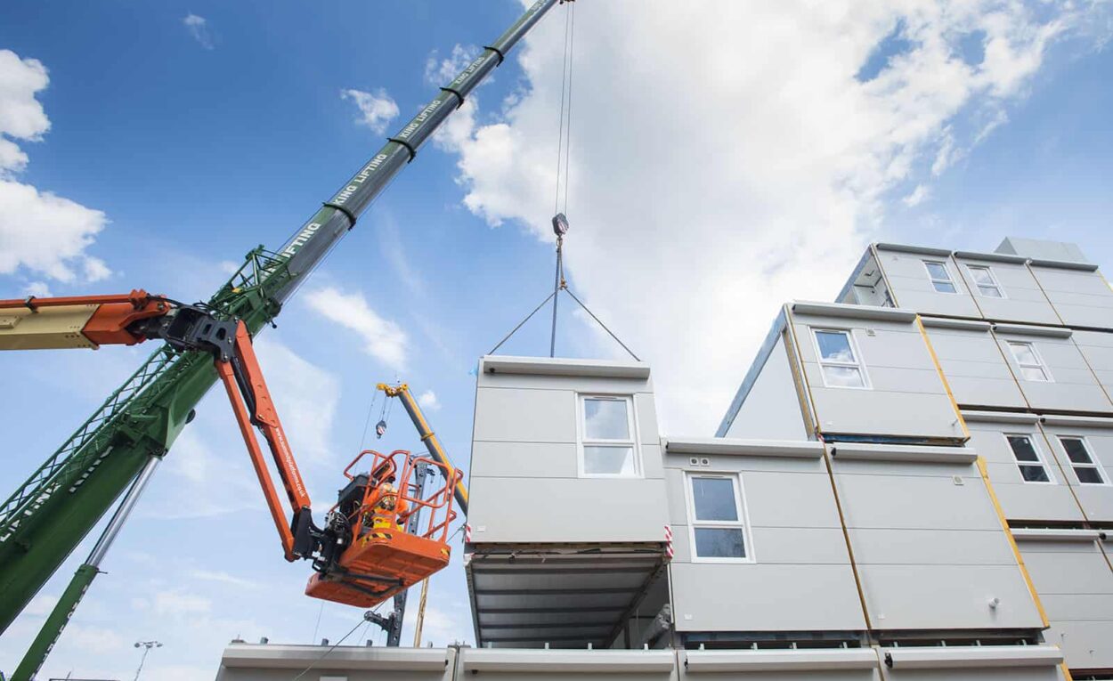 Zeer duurzame projectkantoren en personeelsvoorzieningen voor HS2 fase 1