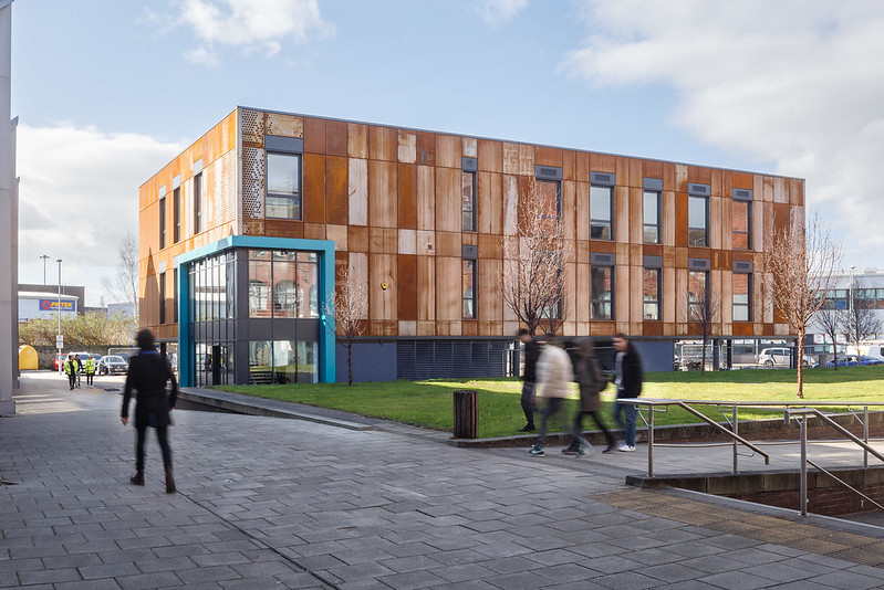 Premier Modular - Leeds College Printworks Campus - Education - Permanent - Exterior - Green Spaces