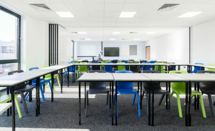 Flexibele onderwijsruimte voor middelbare scholen 