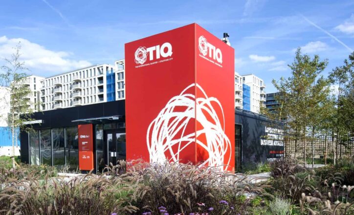 Een representatieve ontvangstruimte voor The International Quarter